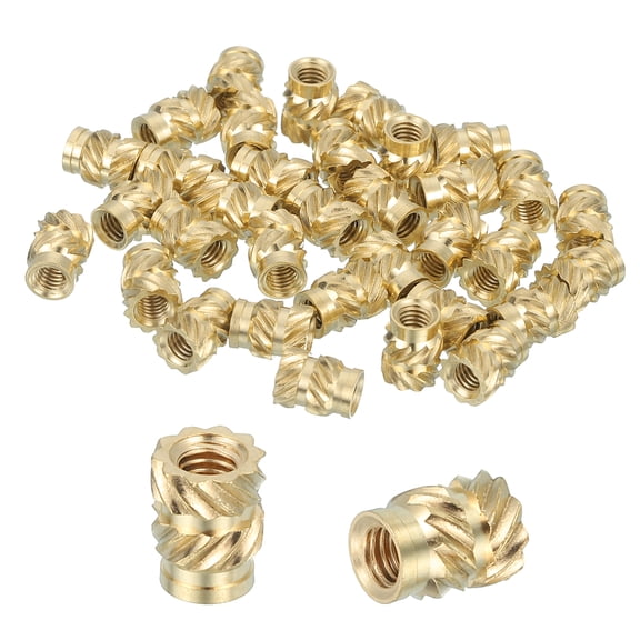 66 Pcs Threaded Inserts, M3 Brass Heat Set Insert for 3D Printing, M3x5x6.5mm