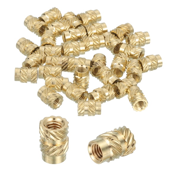 66 Pcs Threaded Inserts, M3 Brass Heat Set Insert for 3D Printing, M3x5x7mm