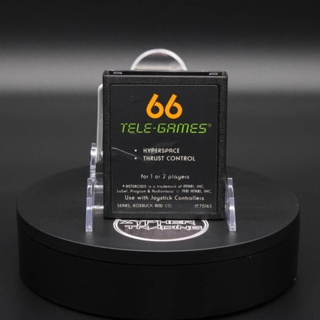 66 Tele-Games | Asteroids Label | Atari 2600