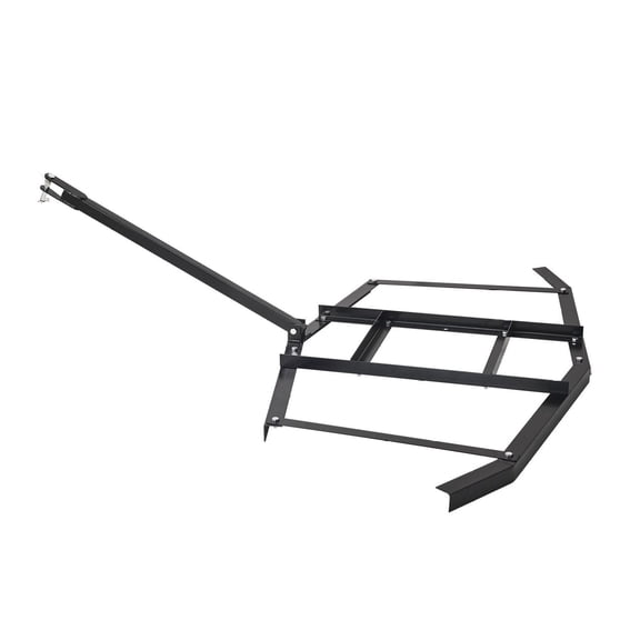 66" Tow Behind Drag Harrow - Q235 Steel Driveway Grader for ATV, UTV & Tractor - Adjustable Harrow with Pin Hitch - 50lbs Weight Capacity