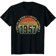 thumbnail image 1 of 66 Years Old Vintage 1957 Limited Edition 66th Birthday T-Shirt, 1 of 3