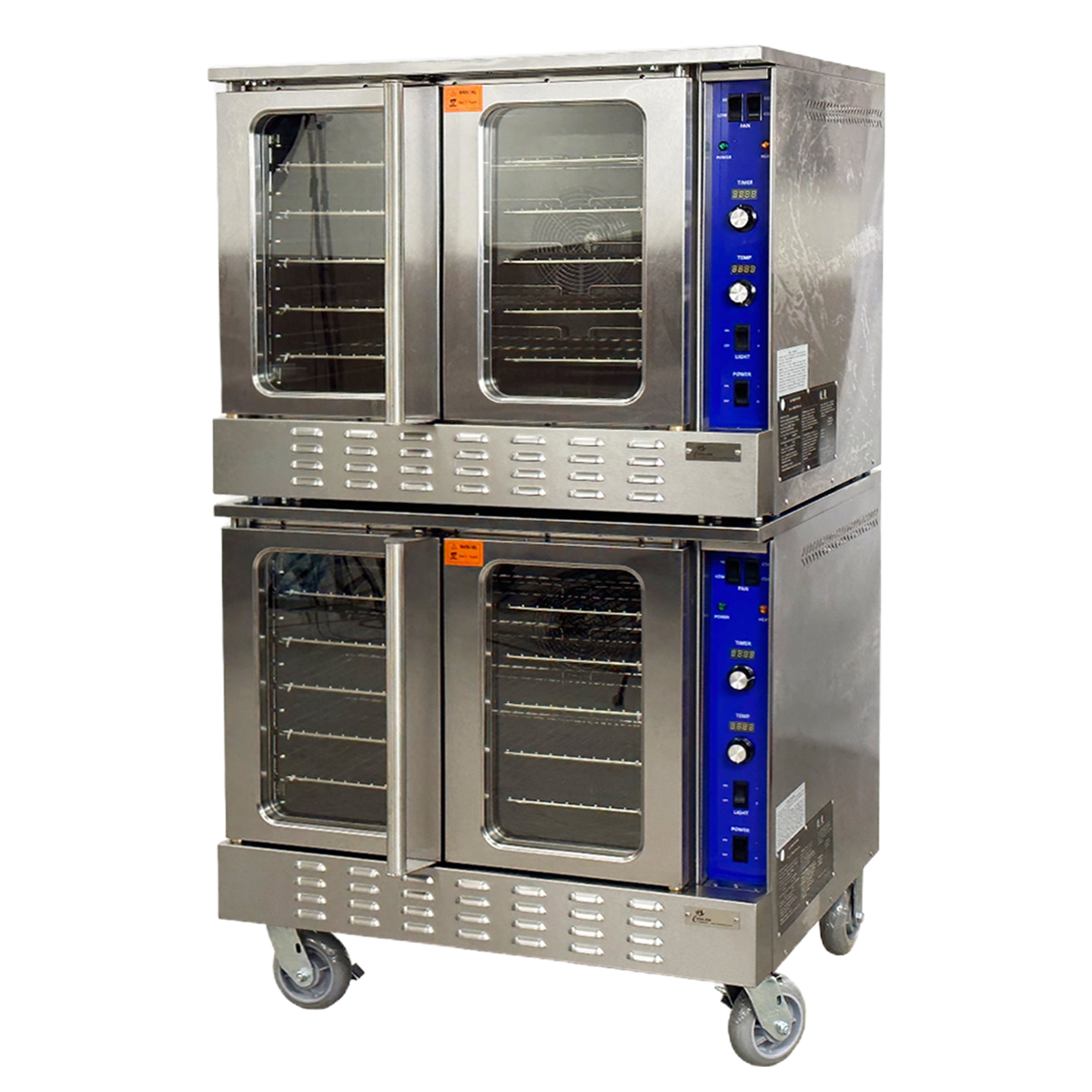 66 in. Commercial Convection Oven 20,000 Watt, Double Deck, Restaurant Kitchen Bakery, Gas Convection Oven NSF Certified