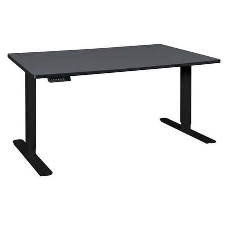 66 in. Esteem Height Adjustable Power Desk, Grey