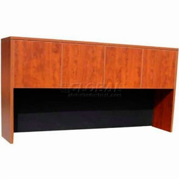 66 in. Hutch with 4 Doors - Cherry