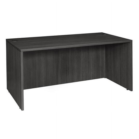 66 in. Legacy Desk Shell, Ash Grey