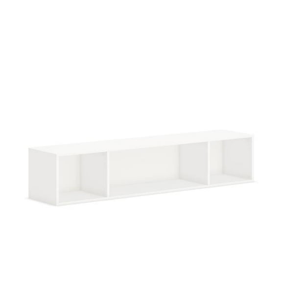 66 in. Wall Mounted Storage, Simply White
