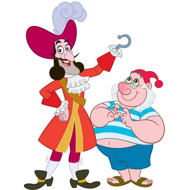 66 in. x 50 in. Captain Hook and Mr. Smee - Walmart.com