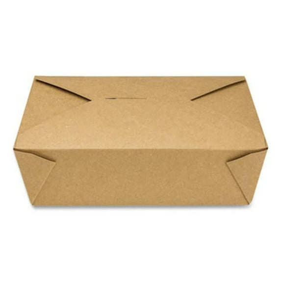 66 oz Paper Reclosable Kraft Take-Out Togo Container - 200 Count