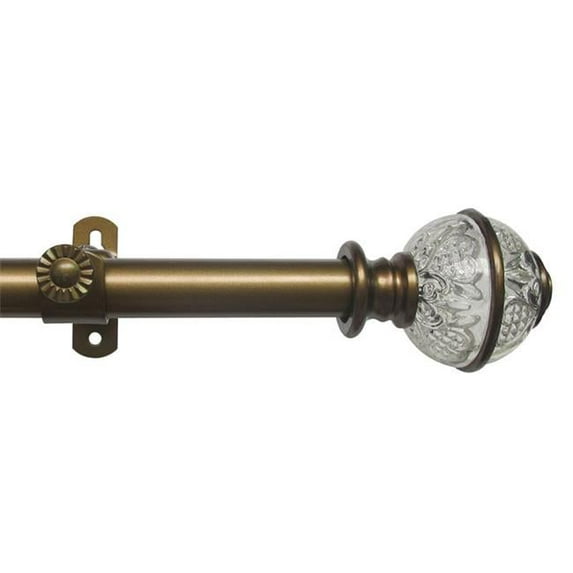 66 x 120 in. Camino Decorative Rod & Finial Lancaster
