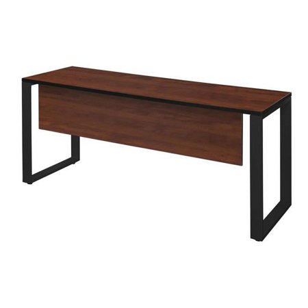 66 x 24 in. Structure Training Table with Modesty Panel, Cherry & Black