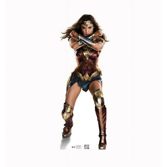 66 x 24 in. Wonder Woman - Justice League Cardboard Standup