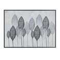 thumbnail image 1 of 66" x 48" Leaf Framed Wall Art with Black Frame, by DecMode, 1 of 8