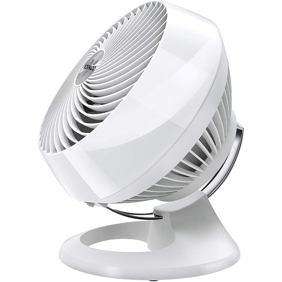 660 Large Whole Room Air Circulator Fan with 4 Speeds and 90-Degree Tilt, 660-Large, White