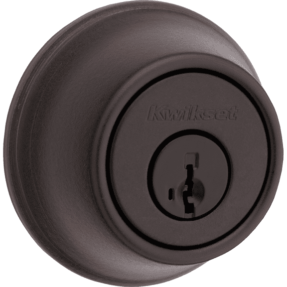 660 Single Cylinder Deadbolt with SmartKey - Single Pack Construction & DIY Use, Standard Hardware Spec