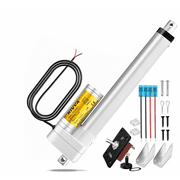 660 lbs/3000N Linear Actuator 8  Stroke 12V Waterproof Heavy Duty Electric Actuator 0.19 /s Speed with Mounting Brackets for Automation in Windows Doors and Cars8