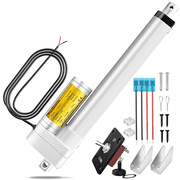 660 lbs/3000N Linear Actuator 8  Stroke 12V Waterproof Heavy Duty Electric Actuator 0.19 /s Speed with Mounting Brackets for Automation in Windows Doors and Cars8