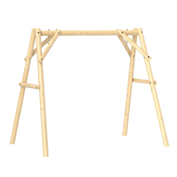660 lbs Porch Swing Frame, A-Frame Swing Stand - Heavy Duty Hanging Chair Stand for Backyard, Patio, DIY Painting, 2-Seater Compatible