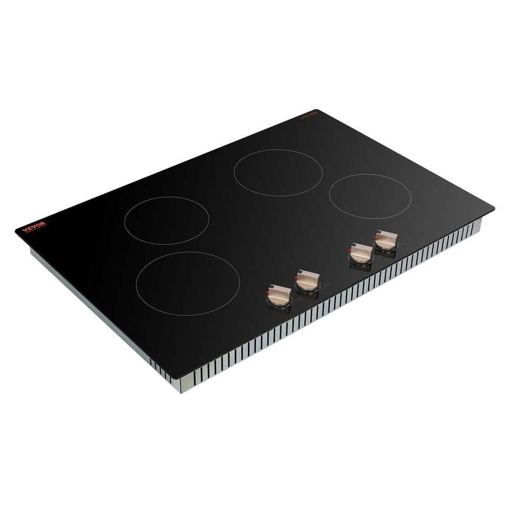 6600W 4 Burner Induction Cooktop Electric Countertop Burner Knob Control