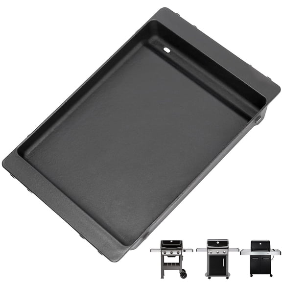 66012 Cast Iron Deep Griddle for Weber Spirit 300 & II 300 Series, Spirit 700/900, Genesis Silver/Gold/Platinum B/C, Genesis 10005000 Gas Grills