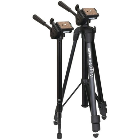 Sunpak - 6601TM 61.4" Tri-Monopod - Black/Silver