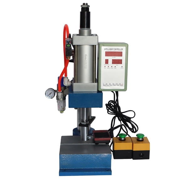 660LB/300KG Pneumatic Punch Press Machine 2 Buttons Display Controller Commercial 110V