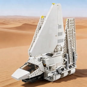 660PCS MOC Famous Movie Series Mini Flying Machine Empire Shuttle Model Building Blocks Bricks Birthday Festival Gift