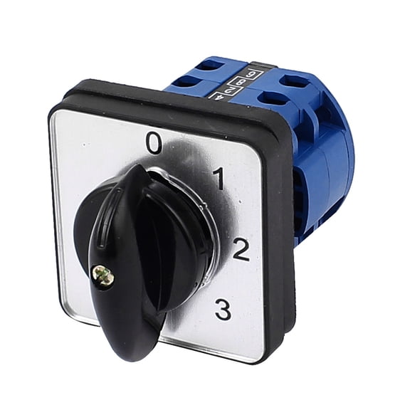 660V 20A 8 Screw Terminals 4 Positions Rotary Cam Changeover Switch