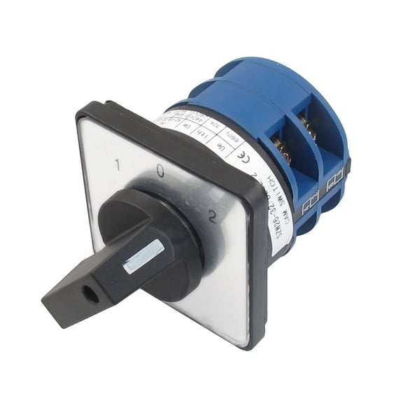 660V 32A 3 Positions 2NO+2NC Latching Rotary Universal Changeover Switch