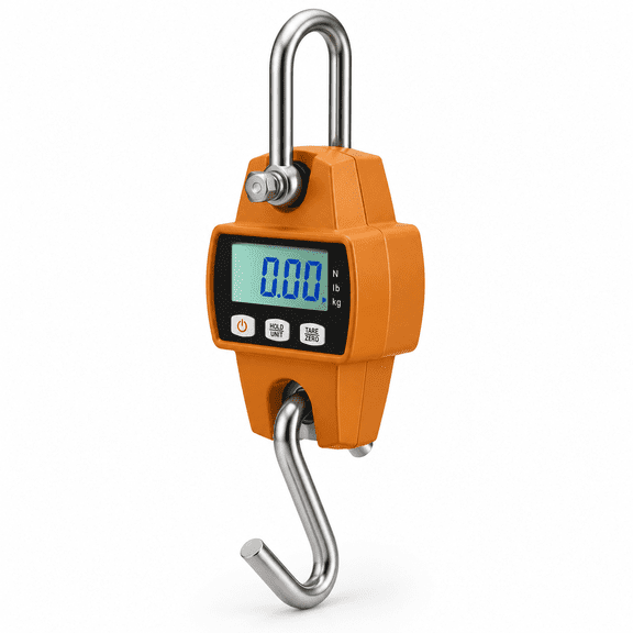 660lb Digital Hanging Scale, Cast Aluminum Case, Portable Heavy Duty Crane Scale for Farm, Deer, Fishing, Livestock