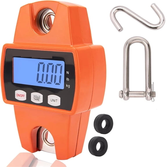 660lb Digital Hanging Scale,Handheld 300Kg Mini Crane Scale With For Hunting Fishing. ,Multiple Functions