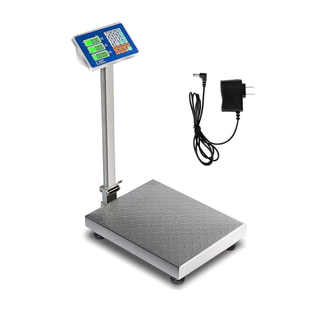 660lbs Classic Weight Computing Scale, Stainless Steel Floor Platform ...