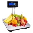 thumbnail image 1 of 660lbs LCD Digital Scale Postal Scale Platform 300kg Capacity Stainless Steel Platform Scale for Shipping Package, 1 of 8
