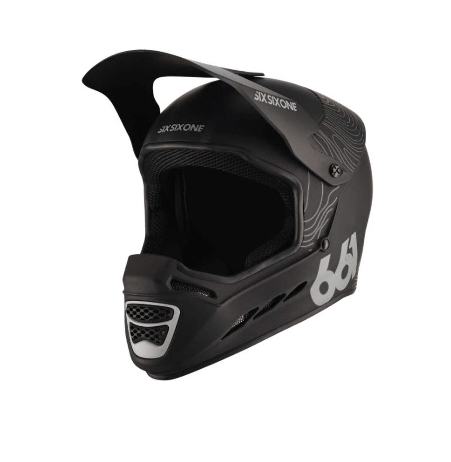 661 dirt bike helmet Reset Full Face and a glossy UV finish for comfort and protection. 661 Reset Full Face Helmet