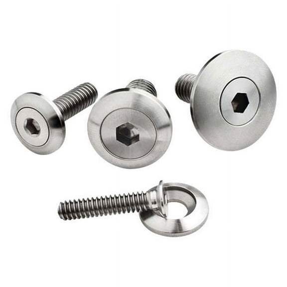 66110 0.31-18 x 1in Stainless Steel Bolts - Pack of 2