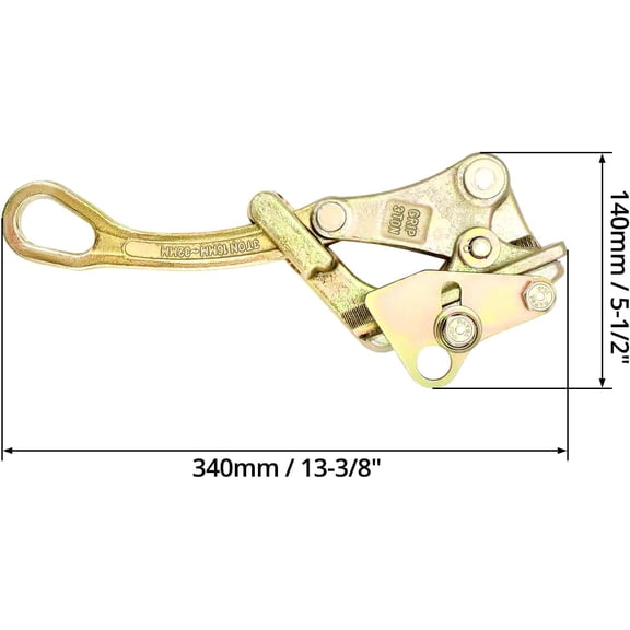 6613lb  Grip Steel Wire Gripper, 2 Pack  Rope Jaw Puller