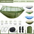 thumbnail image 1 of 661LB Load Camping Hammocks – Portable Double Backpacking Hammock Swing with Mosquito Net, Camping Hammock for Outdoor Travel,Backyard,Beach, 1 of 6