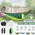 thumbnail image 1 of 661LB Load Camping Hammocks – Portable Double Backpacking Hammock Swing with Mosquito Net, Camping Hammock for Outdoor Travel,Backyard,Beach, 1 of 6