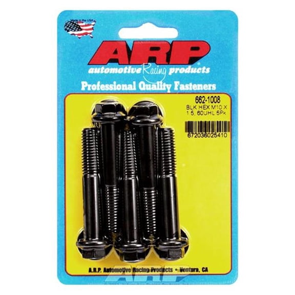 662-1008 10 mm x 1.5 in. 6 Point Bolt Kit - Set of 5