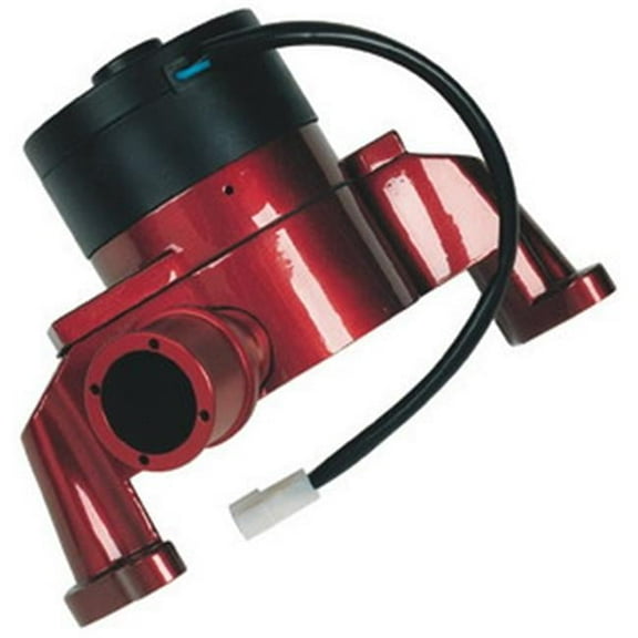 66225R Electric Water Pump, Aluminum - Red