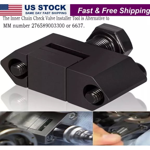 6637 Inner Chain Check Valve Press-in Installer Tool for Benz M276 276589003300