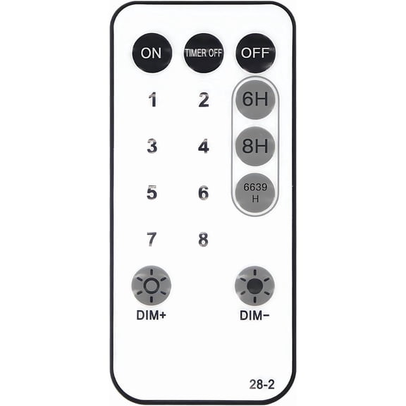 6639 Remote Controller, IR Remote Control 8 Modes, 3 Types of Timer, Dimming String Light Accessories