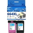 thumbnail image 1 of 664 664XL Ink Cartridges Compatible for HP 5275 4676 4536 4535 3775 3635 2675 2135 1115 Inkjet Printers, Leak-Proof Design Crisp Printing, 1 of 7