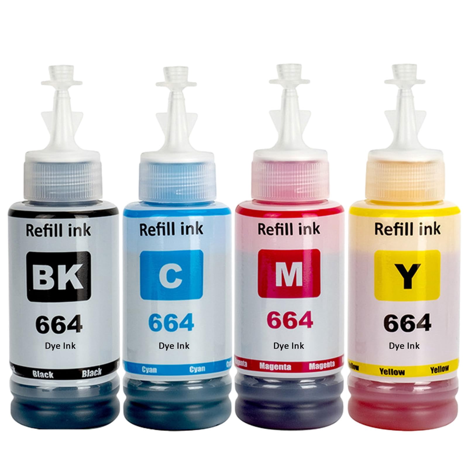 664 T664 Ink Refill Bottles Compatible for ET-2500 ET-2550 ET-2600 ET ...