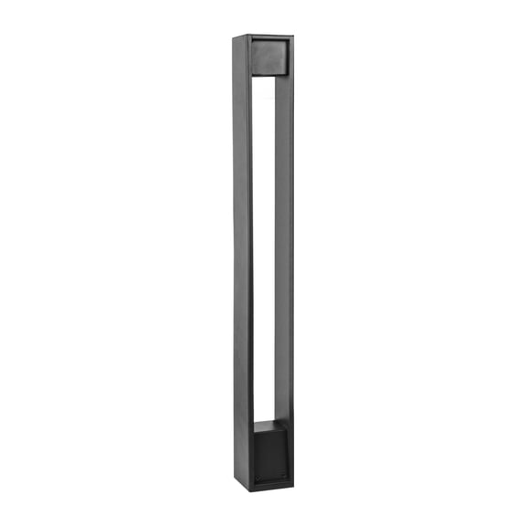 6651-30BK-WAC Lighting-Gate-12V 7W 1 LED Bollard in Contemporary Style-3 Inches Wide by 27 Inches High-Black Finish-3000 Color Temperature
