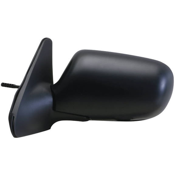 66556M - Fit System Driver Side Mirror for 95-98 Mazda 323 & Protg, black, foldaway, Manual Remote Fits select: 1995-1998 MAZDA PROTEGE