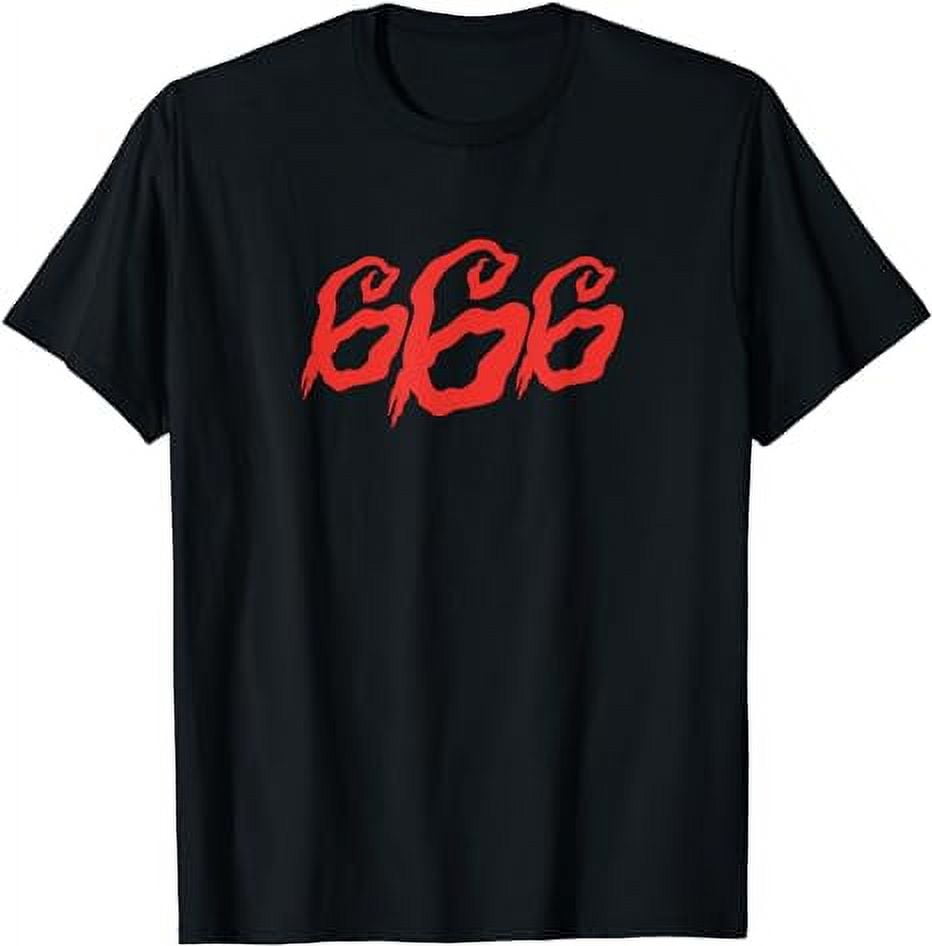 666 Unholy Pagan Satanic Atheist Anti Church Punk Goth T-Shirt ...