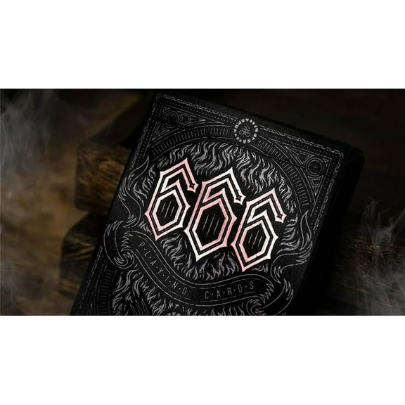 666 V4 (Rose Gold) Playing Cards by Riffle Shuffle