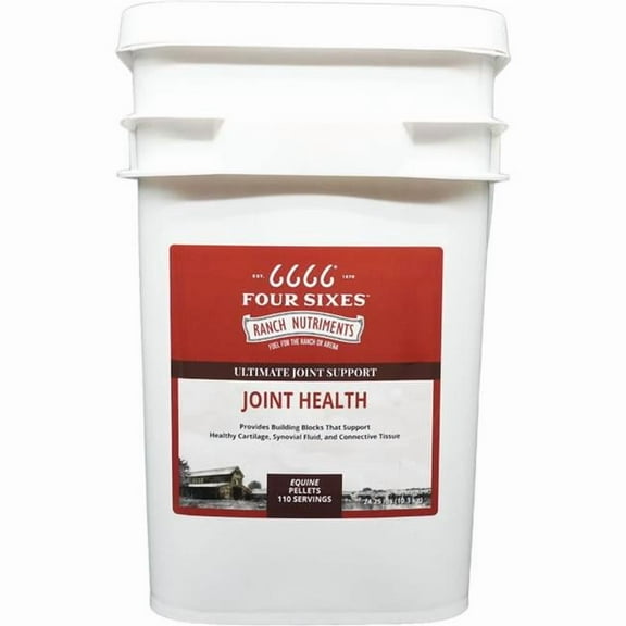 6666 Equine Supplements RNJOINT110 6666 Joint Health Pellets - 24.25 lbs - Case of 2