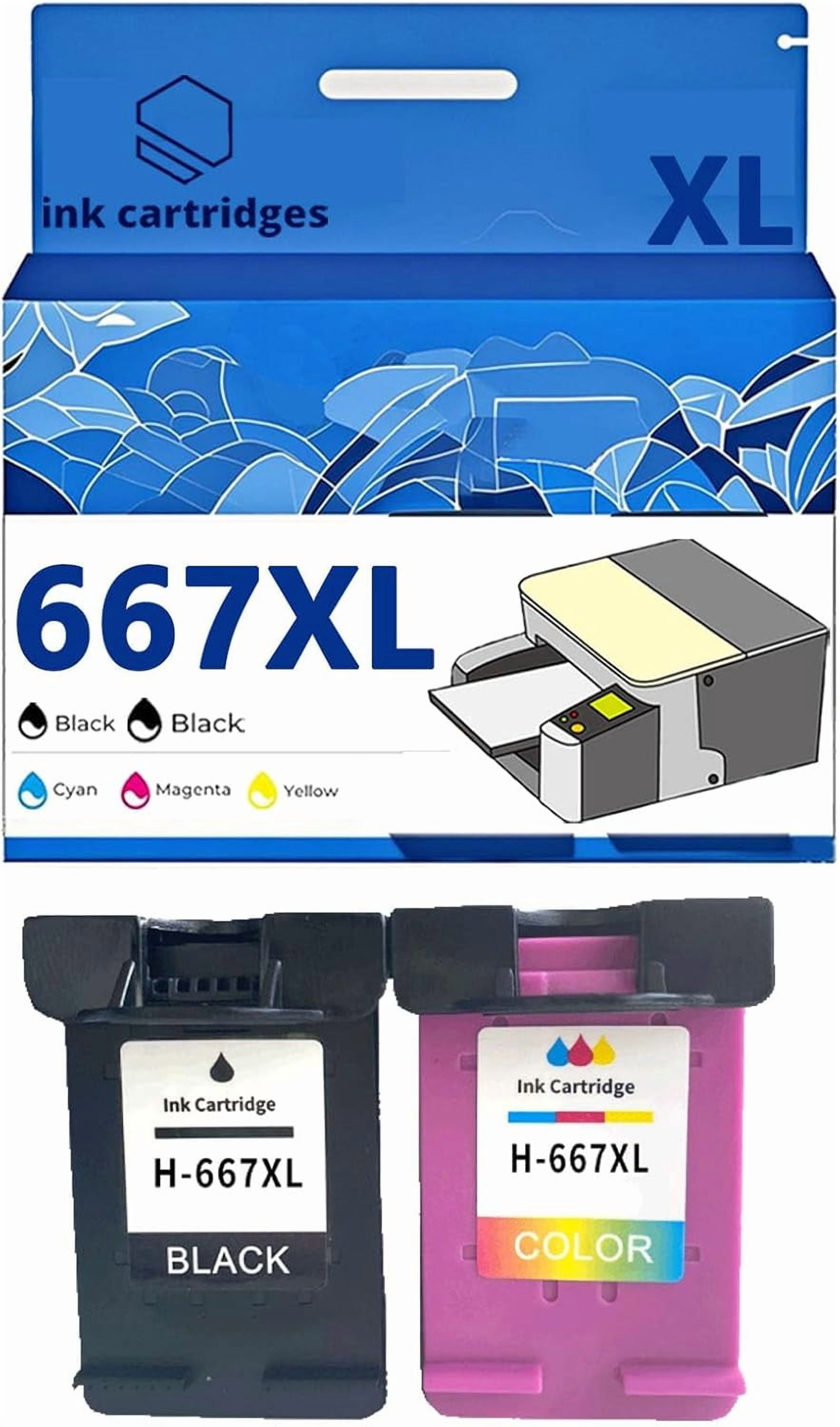 667 667XL Ink Cartridges Compatible for HP 1275 2374 2375 2376 2775 ...
