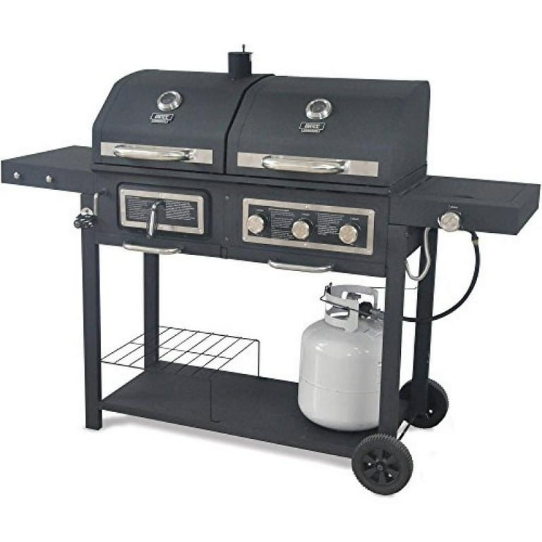Gas and on sale charcoal bbq